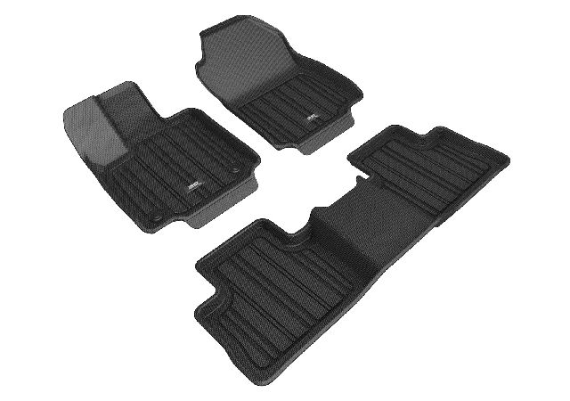 2019-2024 Toyota RAV4 Floor Mat Set - Front and Rear (3D MAXpider)