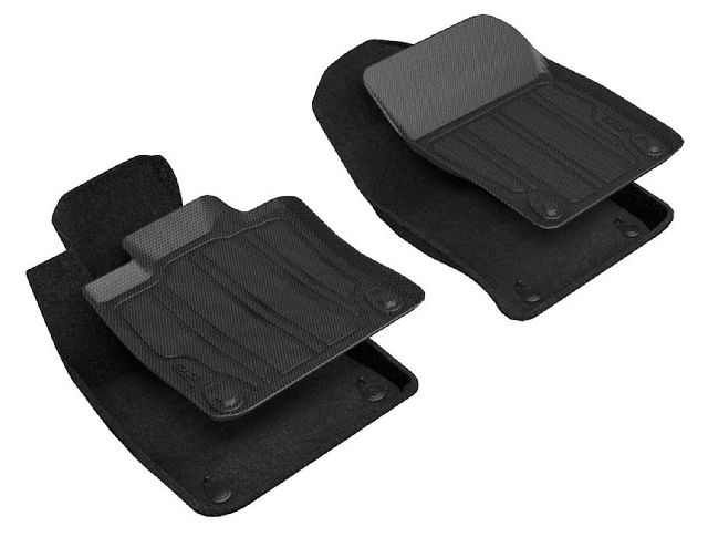 2019-2024 Volvo V60 Floor Mat Set - Front (3D MAXpider)