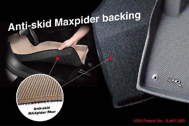 2016-2021 Mazda CX-9 Floor Mat Set - Front, Rear and Third Row (3D MAXpider)
