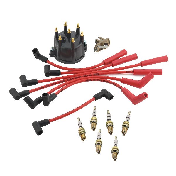 1991-1993 Jeep Cherokee Distributor Cap / Rotor Kit / Spark Plug / Spark P (Accel)