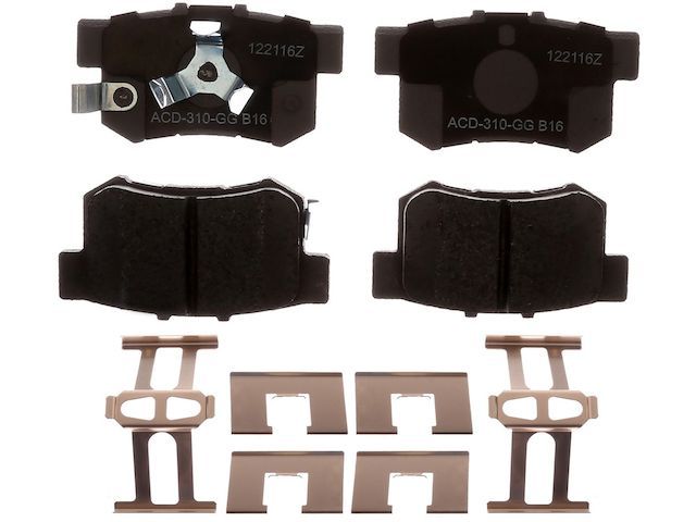 2012-2015 Honda Crosstour Disc Brake Pad Set - Rear (ACDelco)