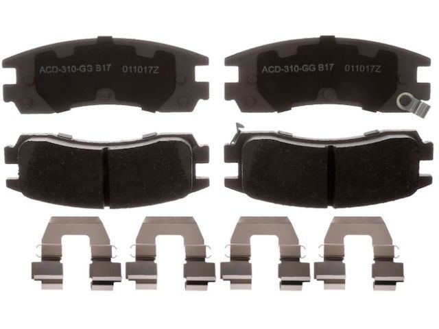 1992-1996 Cadillac Eldorado Disc Brake Pad Set - Rear (ACDelco)