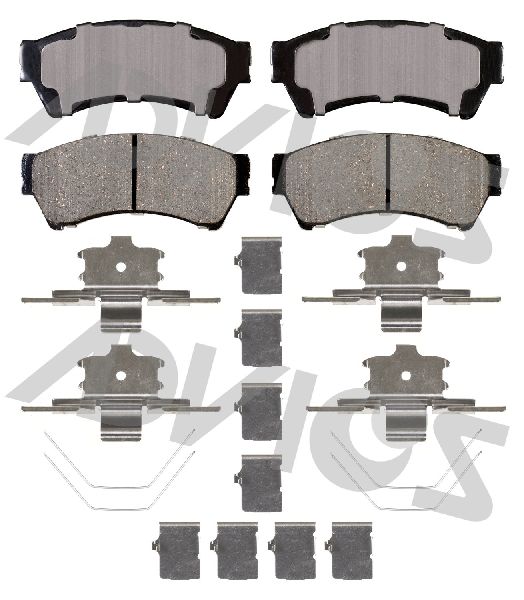 2006-2013 Mazda 6 Disc Brake Pad Set - Front (Advics)