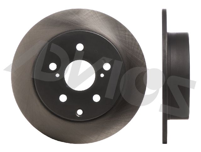 2009-2010 Pontiac Vibe Disc Brake Rotor - Rear (Advics)