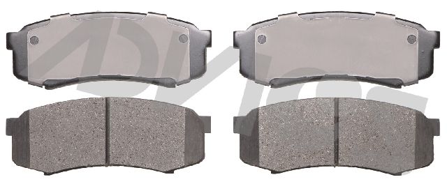 2001-2007 Toyota Sequoia Disc Brake Pad Set - Rear (Advics)