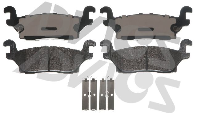 2009-2010 Hummer H3T Disc Brake Pad Set - Rear (Advics)