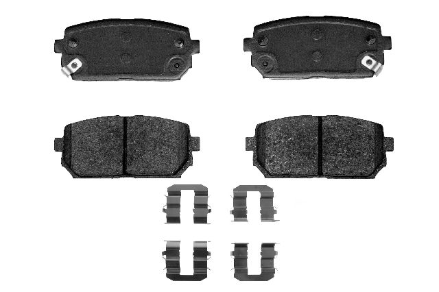 2007-2012 Kia Rondo Disc Brake Pad Set - Rear (Advics)