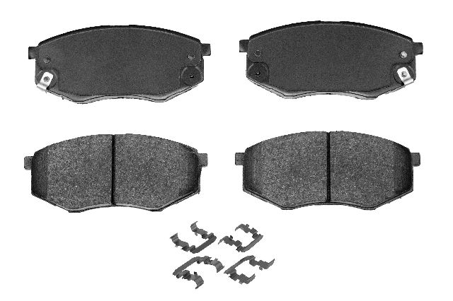 2010-2012 Hyundai Tucson Disc Brake Pad Set - Front (Advics)