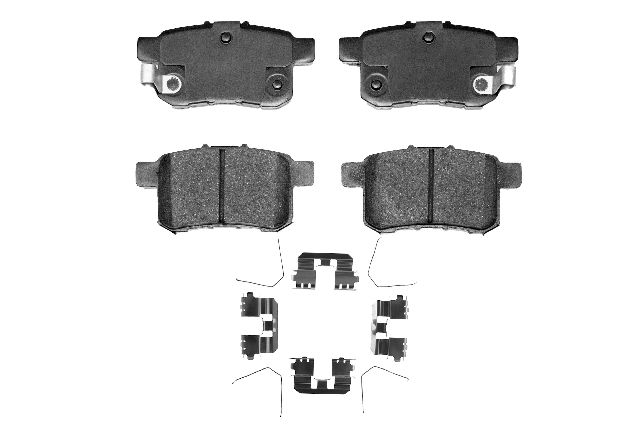 2009-2014 Acura TSX Disc Brake Pad Set - Rear (Advics)