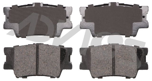 2013-2018 Lexus ES300h Disc Brake Pad Set - Rear (Advics)