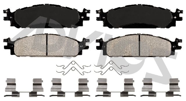 2011-2019 Ford Flex Disc Brake Pad Set - Front (Advics)