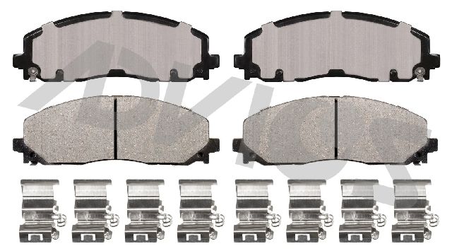 2017-2024 Chrysler Pacifica Disc Brake Pad Set - Front (Advics)