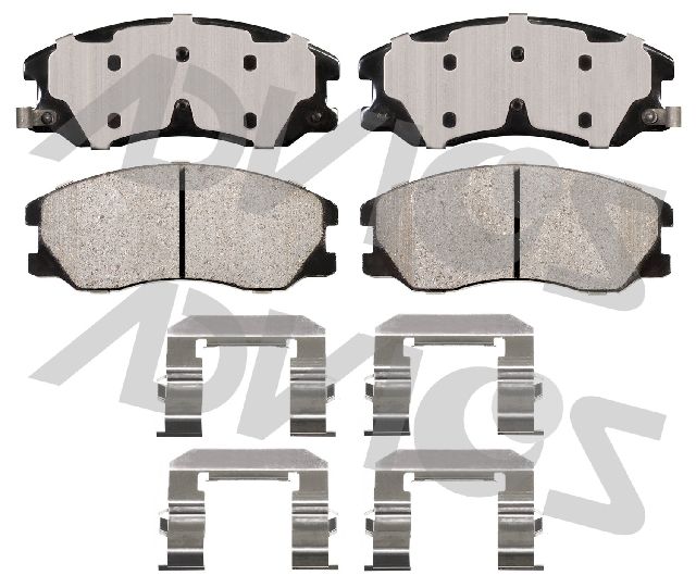 2007-2009 Chevrolet Equinox Disc Brake Pad Set - Front (Advics)