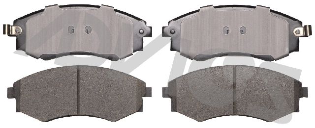 2001-2002 Kia Optima Disc Brake Pad Set - Front (Advics)