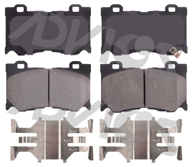 2014-2024 INFINITI Q50 Disc Brake Pad Set - Front (Advics)