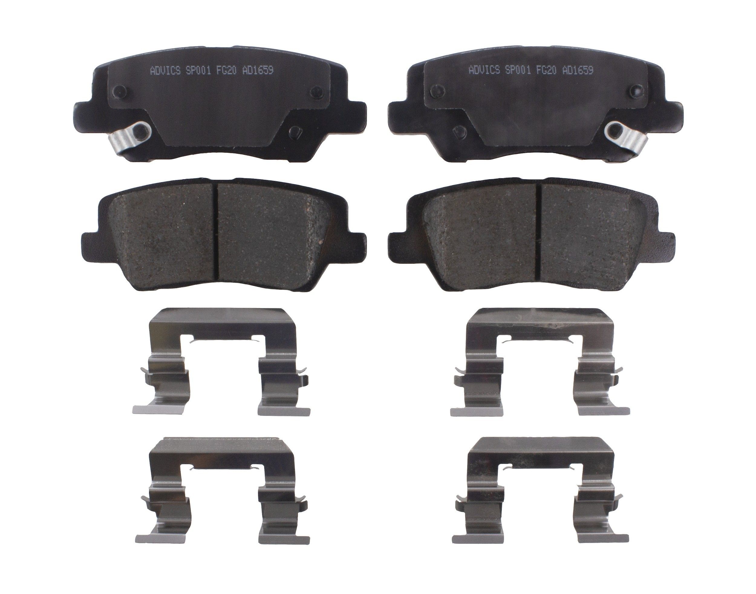 2018, 2017, 2016, 2015, 2014, 2013 Cadillac ATS Disc Brake Pad Set