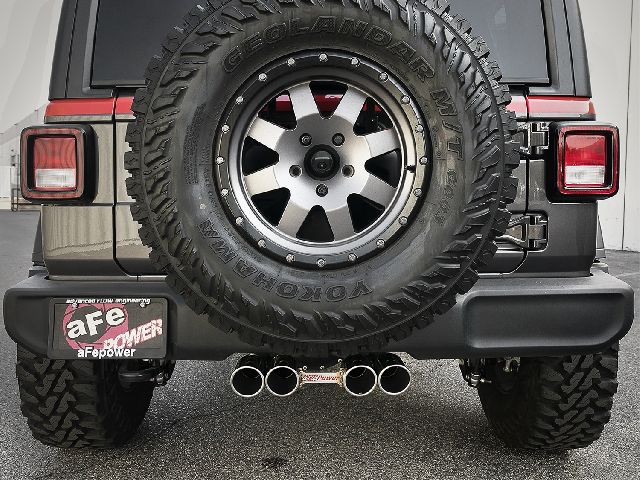 2018-2019 Jeep Wrangler Exhaust System Kit (AFE Filters)
