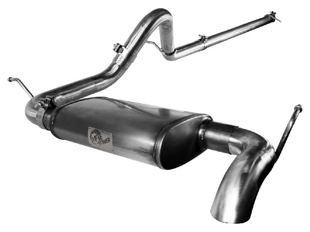 2007-2011 Jeep Wrangler Exhaust System Kit (AFE Filters)