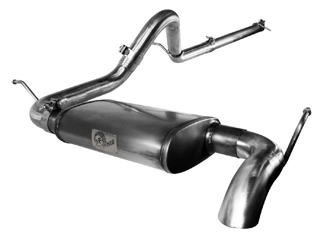 2007-2011 Jeep Wrangler Exhaust System Kit (AFE Filters)