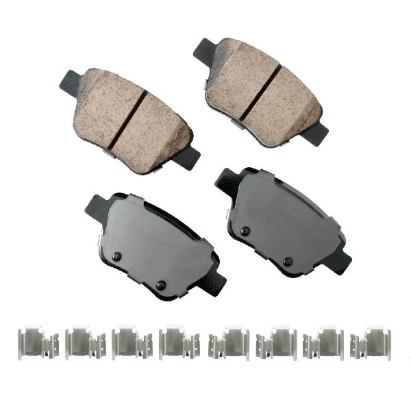 2009-2013 Audi A3 Disc Brake Pad Set - Rear (Akebono)