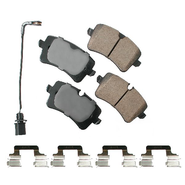 2012-2018 Audi A6 Disc Brake Pad Set - Rear (Akebono)