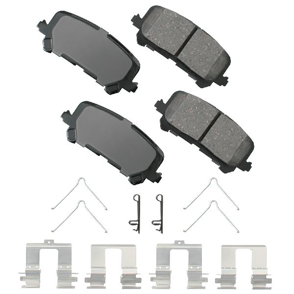 2011-2017 Honda Odyssey Disc Brake Pad Set - Rear (Akebono)
