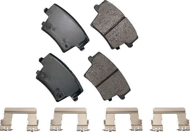 2020-2023 Chrysler 300 Disc Brake Pad Set - Rear (Akebono)