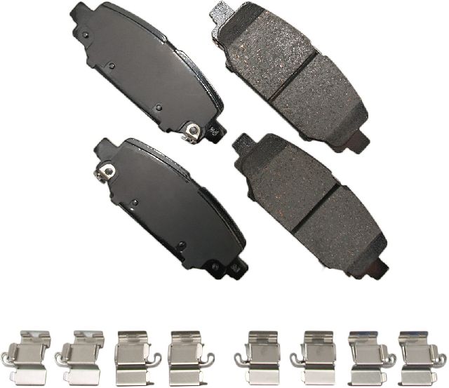 2018-2021 Jeep Wrangler Disc Brake Pad Set - Rear (Akebono)