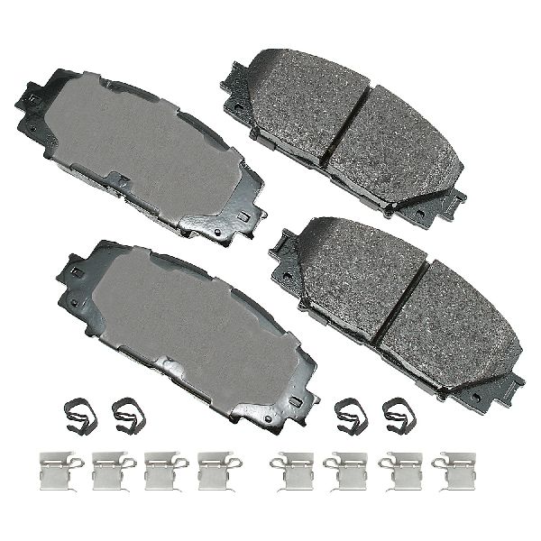 2010-2022 Toyota Prius Disc Brake Pad Set - Front (Akebono)