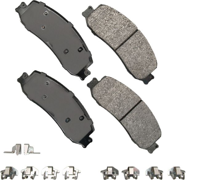 2008-2012 Ford F-350 Super Duty Disc Brake Pad Set - Front (Akebono)