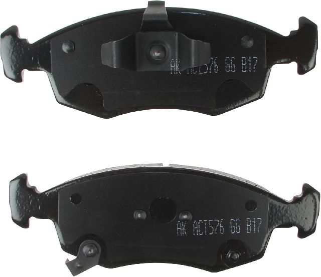 2012-2019 Fiat 500 Disc Brake Pad Set - Front (Akebono)
