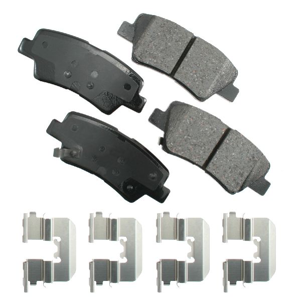 2009-2017 Hyundai Azera Disc Brake Pad Set - Rear (Akebono)
