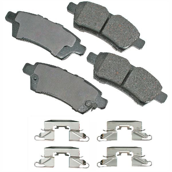 2006-2007 Nissan Xterra Disc Brake Pad Set - Rear (Akebono)