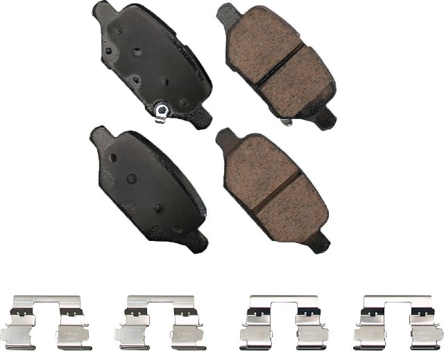 2018-2022 Chevrolet Trax Disc Brake Pad Set - Rear (Akebono)