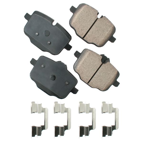 2012-2018 BMW 650i Disc Brake Pad Set - Rear (Akebono)