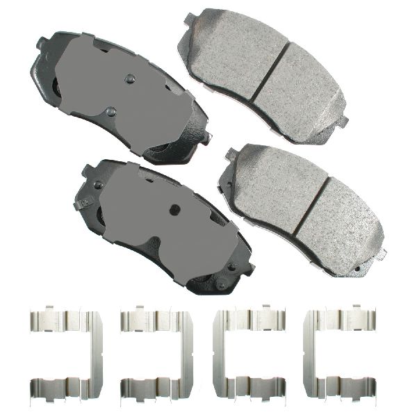 2014-2016 Kia Cadenza Disc Brake Pad Set - Front (Akebono)