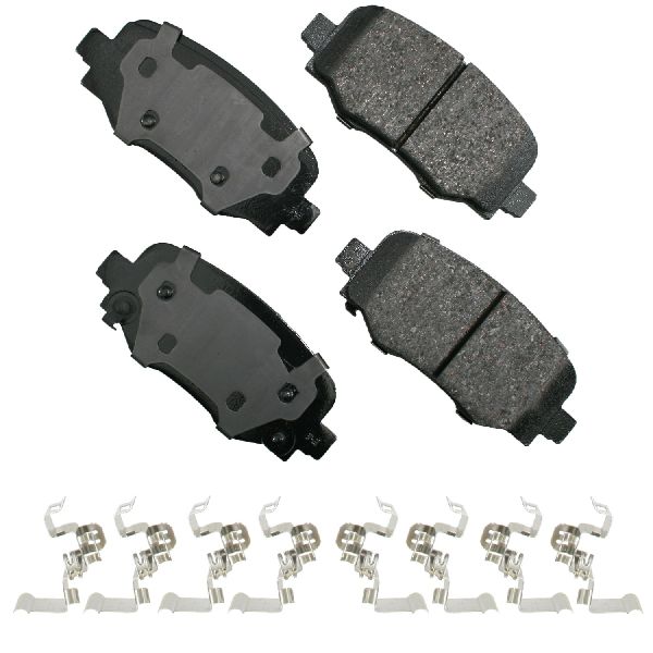 2016-2020 Fiat 500X Disc Brake Pad Set - Rear (Akebono)