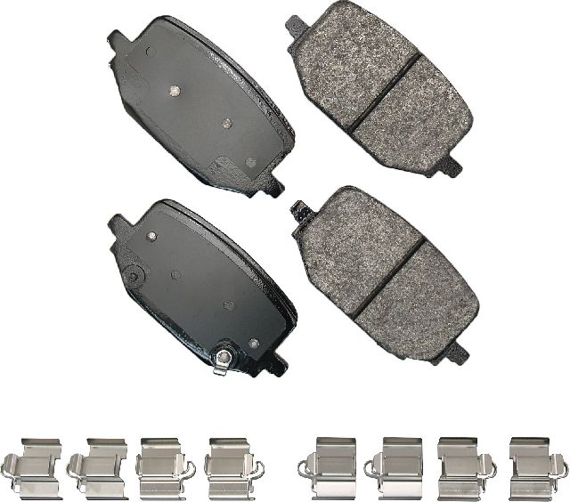 2020-2024 Ford Police Interceptor Utility Disc Brake Pad Set - Rear (Akebono)