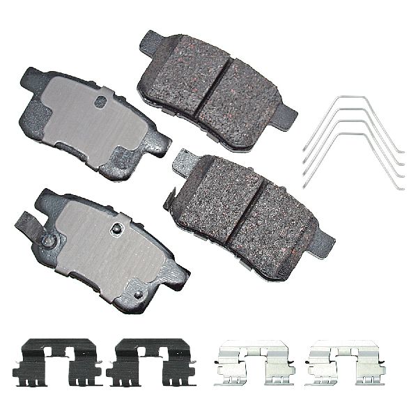 2009-2014 Acura TSX Disc Brake Pad Set - Rear (Akebono)