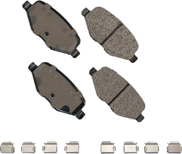 2013-2019 Ford Police Interceptor Utility Disc Brake Pad Set - Rear (Akebono)