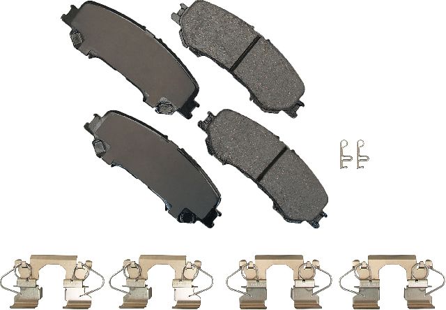 2017-2024 Nissan Titan Disc Brake Pad Set - Rear (Akebono)