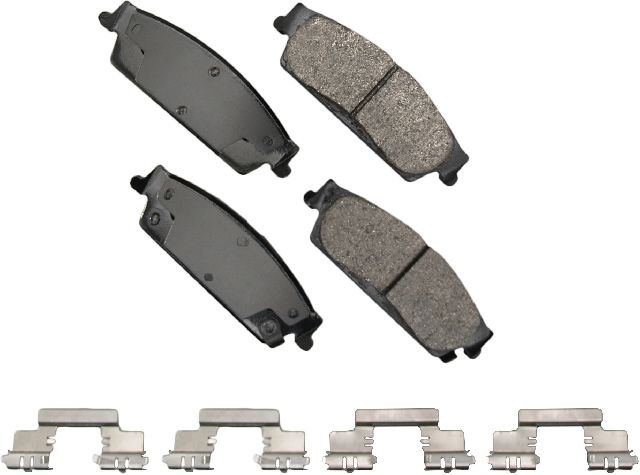 2007-2014 GMC Yukon Disc Brake Pad Set - Rear (Akebono)