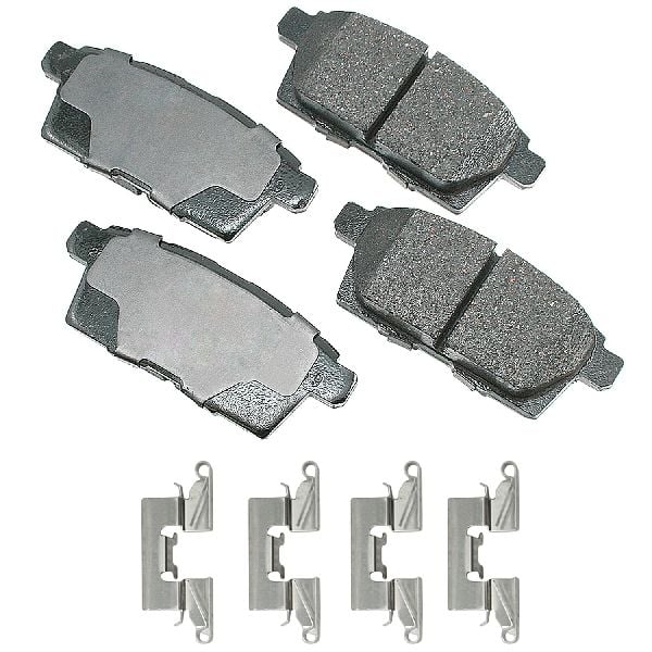 2007-2012 Mazda CX-7 Disc Brake Pad Set - Rear (Akebono)