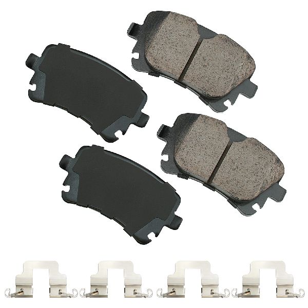2009-2016 Audi A4 Disc Brake Pad Set - Rear (Akebono)