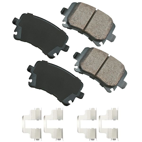 2005-2011 Audi A6 Disc Brake Pad Set - Rear (Akebono)