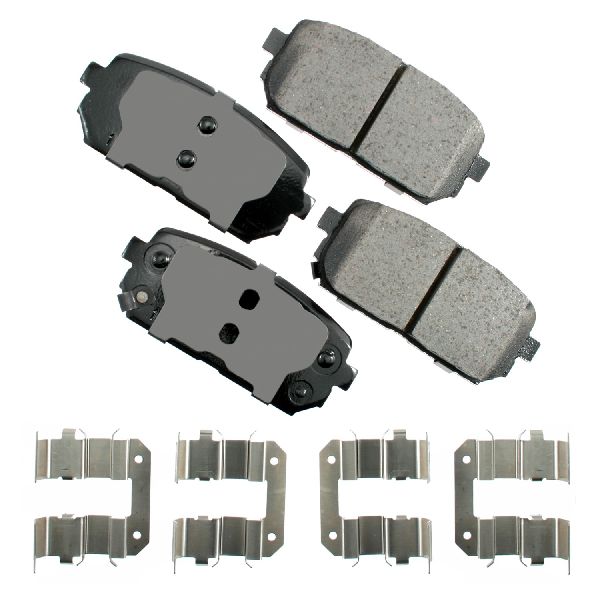 2007-2010 Kia Rondo Disc Brake Pad Set - Rear (Akebono)