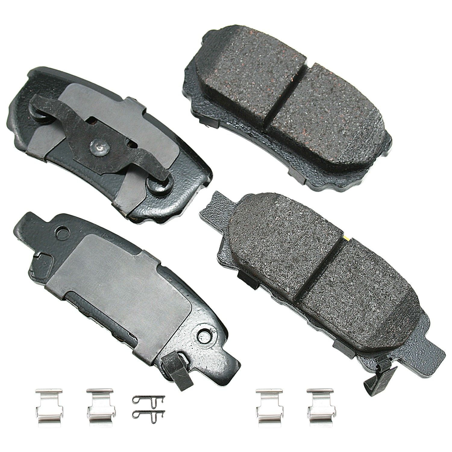 2017, 2016, 2015, 2014, 2013, 2012, 2011, 2010, 2009, 2008, 2007 Jeep Compass Disc Brake Pad Set