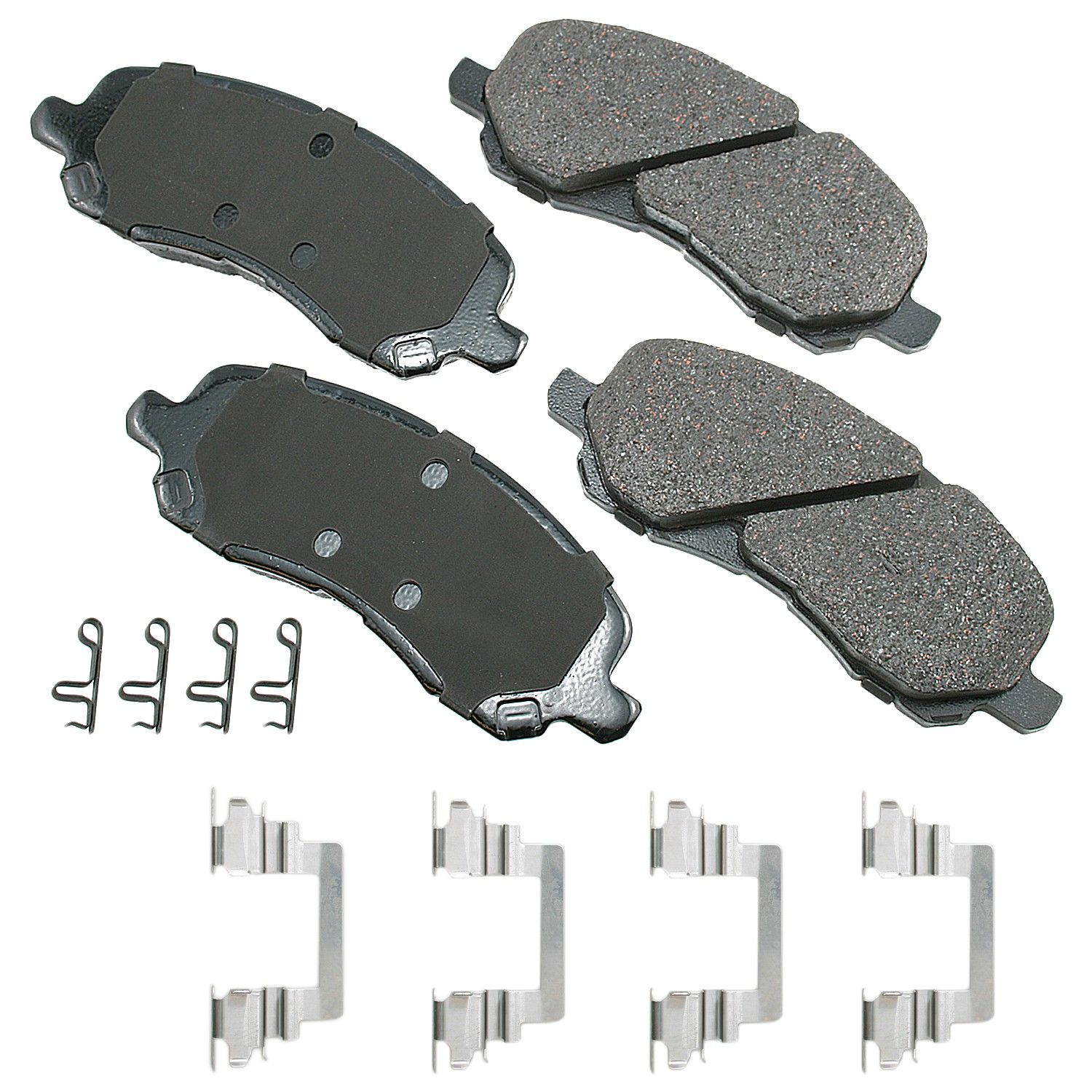 2017, 2016, 2015, 2014, 2013, 2012, 2011, 2010, 2009, 2008, 2007 Jeep Compass Disc Brake Pad Set