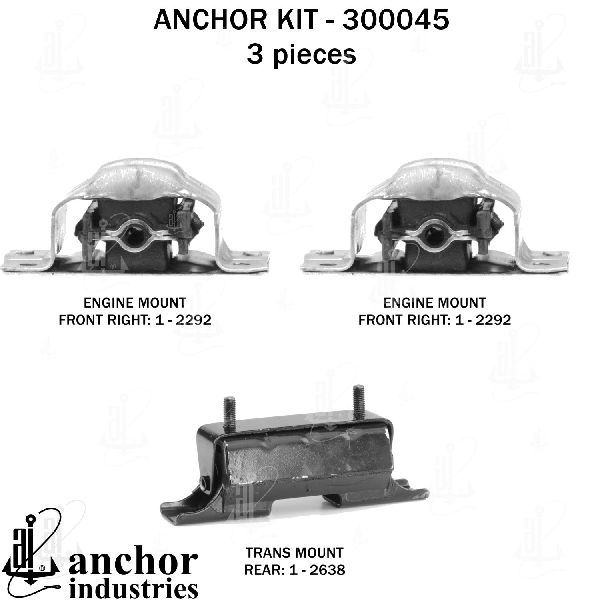 1982-1987 GMC Jimmy Engine Mount Kit (Anchor)