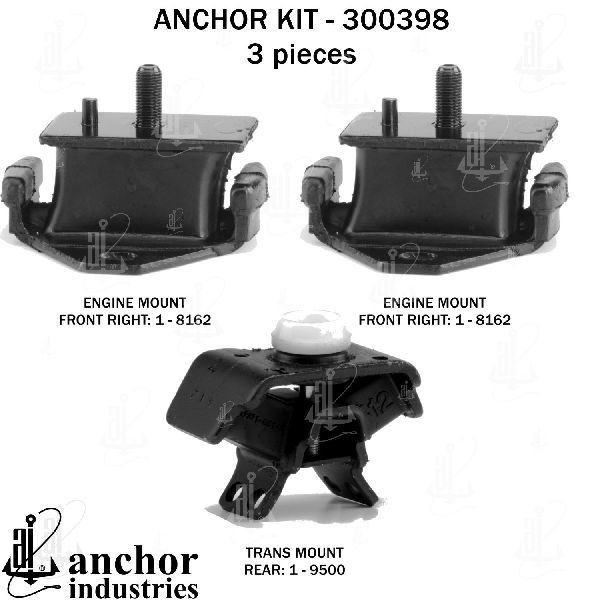 2005-2015 Toyota Tacoma Engine Mount Kit (Anchor)